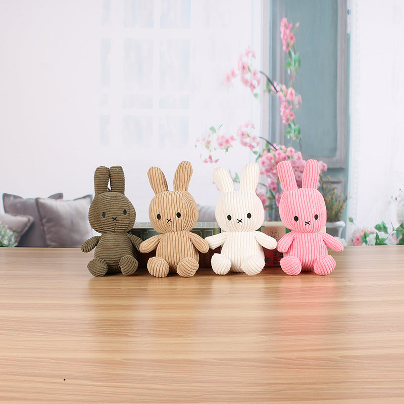 Cute Velvet Rice Rabbit Plush Toy Simulation Cartoon Doll